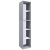 Aktenregal Lona Grau B: 35 cm - Grau, MODERN (35/183/37cm) - MID.YOU