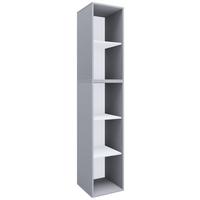 Aktenregal Lona Grau B: 35 cm - Grau, MODERN (35/183/37cm) - MID.YOU