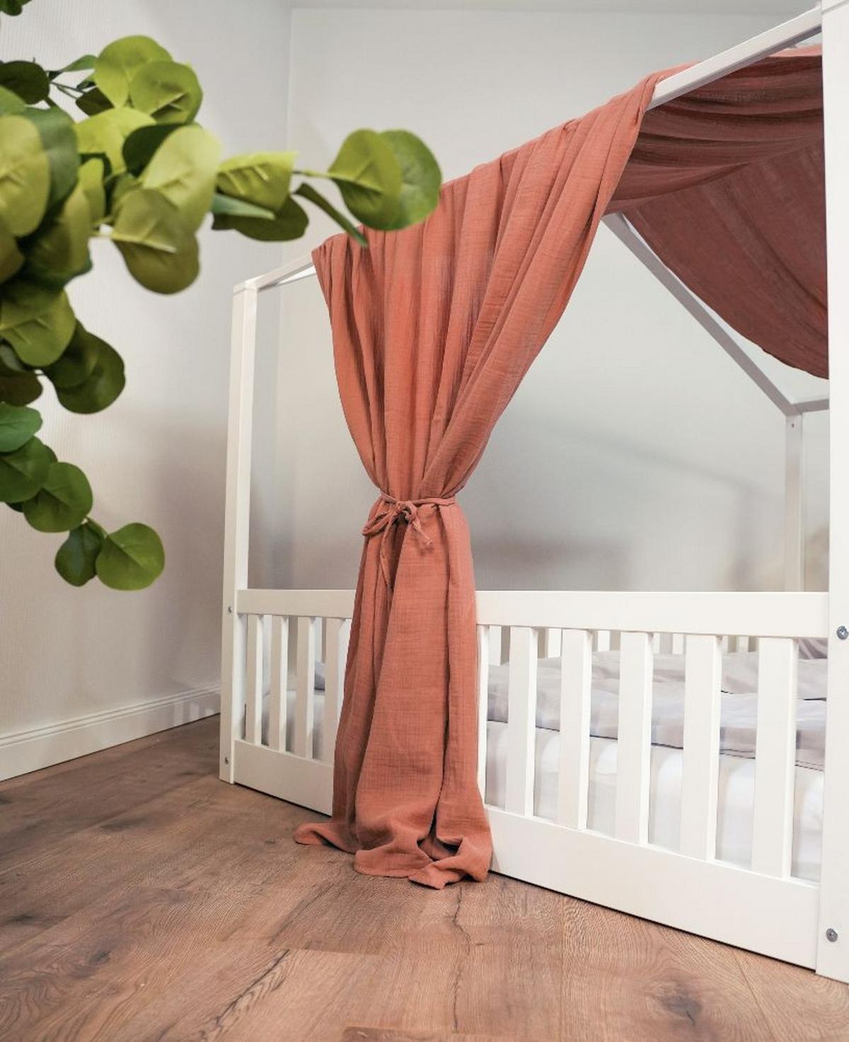 Baldachin Mokka, B/l: 120-140x200cm - Mokka, Basics, Textil (120-140/200cm) - tiSsi