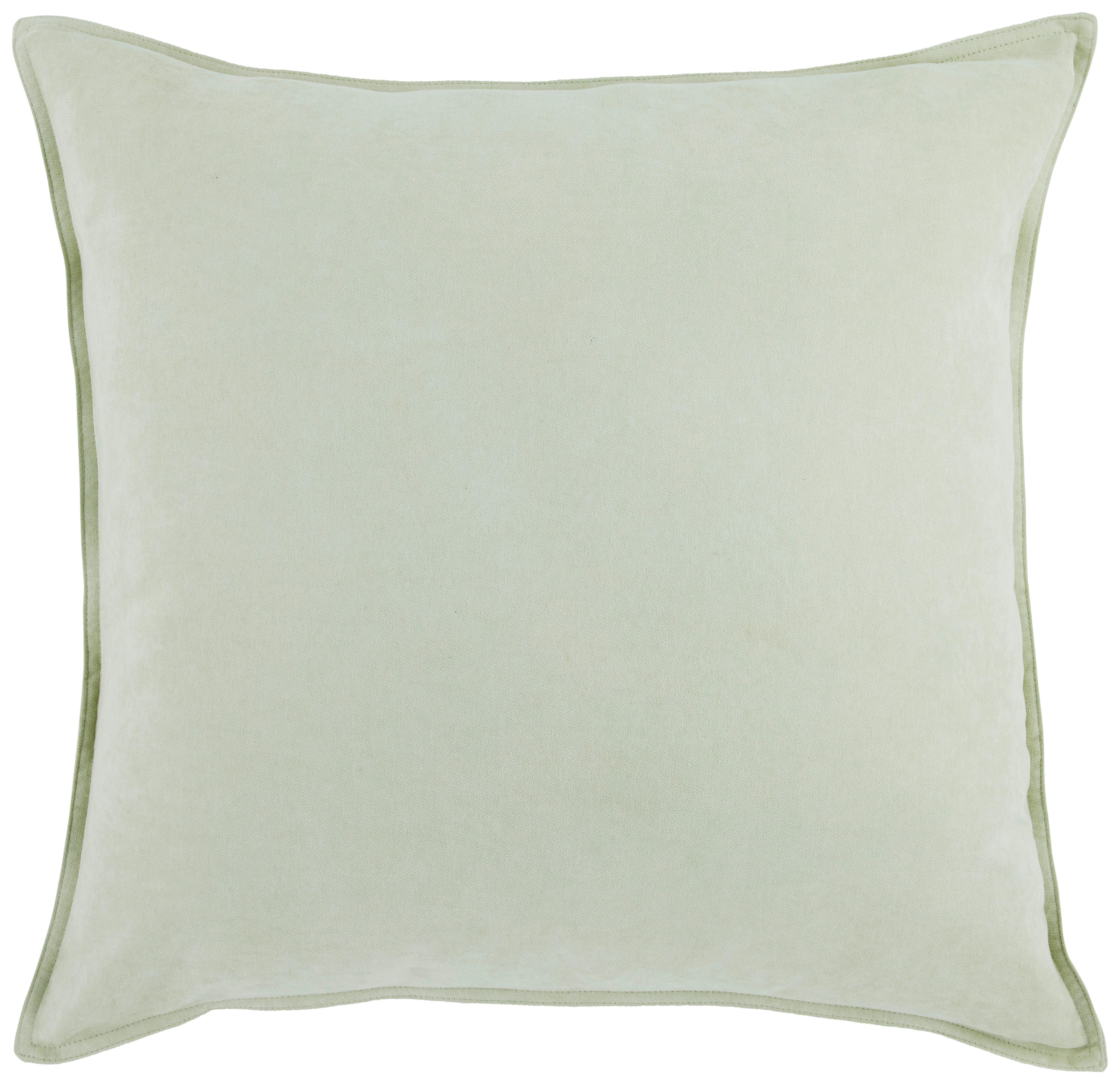 Dekorační polštář Nathi, 60/60cm, šalvěj.zelená - šalvějově zelená, Konvenční, textil (60/60cm) - Mömax