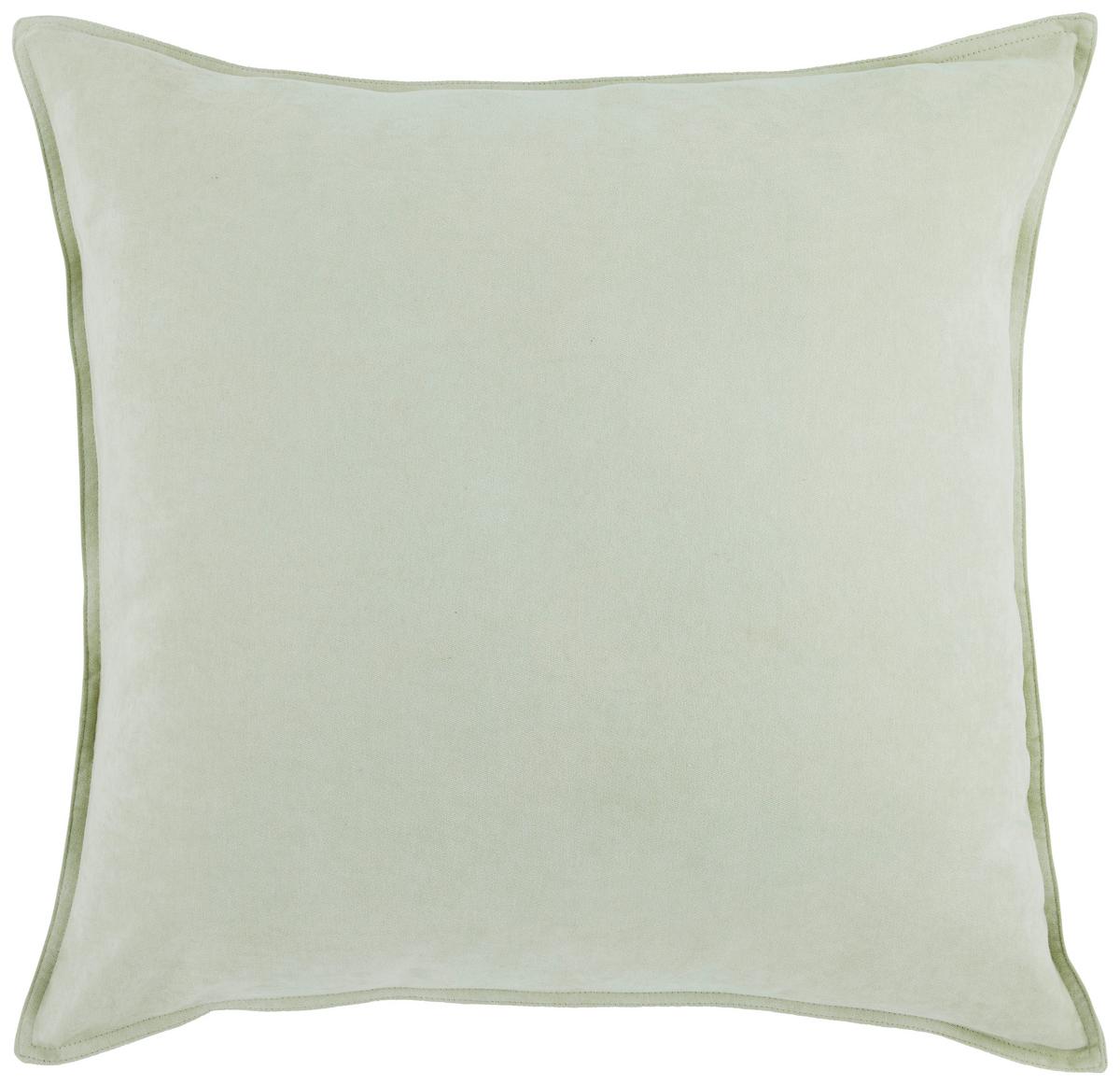 Dekorační polštář Nathi, 60/60cm, šalvěj.zelená - šalvějově zelená, Konvenční, textil (60/60cm) - Mömax