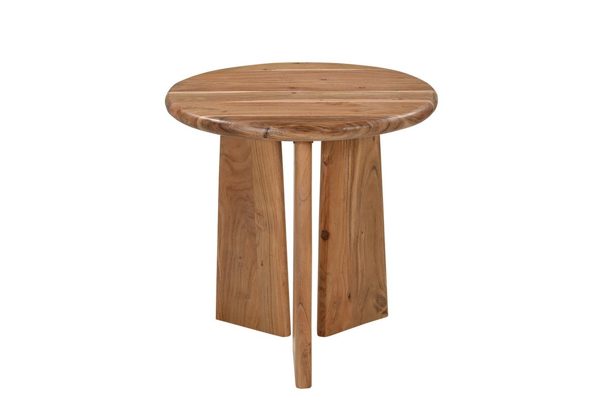 BEISTELLTISCH Akazie Natur B: 60cm - Naturfarben, Design, Holz (60/60/60cm) - MID.YOU