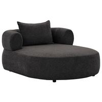 Xxl-sessel Ferro Schwarz B: 122 Cm - Schwarz, Design, Textil (122/76/156cm) - Livetastic