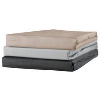 Spannleintuch Renesmee Silber 120x200 Cm Baumwolle - Silberfarben, ROMANTIK / LANDHAUS, Textil (120/200cm) - James Wood