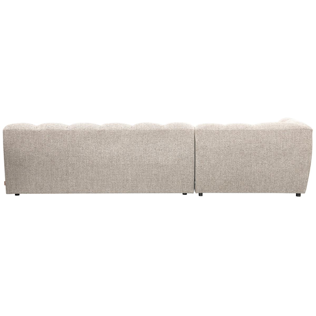 Ecksofa Allure Naturfarben S: 165x324cm - Schwarz/Naturfarben, Design, Textil (165/324cm) - Livetastic