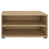 Regal Unit Elements Mini B: ca. 91,2 cm Eichefarben - Eichefarben/Schwarz, MODERN, Holzwerkstoff (91,2/44,8/40cm) - Ondega