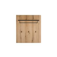 Garderobenpaneel Cantara Eichefarben/Anthrazit B: 79cm - Eichefarben/Anthrazit, MODERN, Holzwerkstoff (79/89/25cm) - MID.YOU