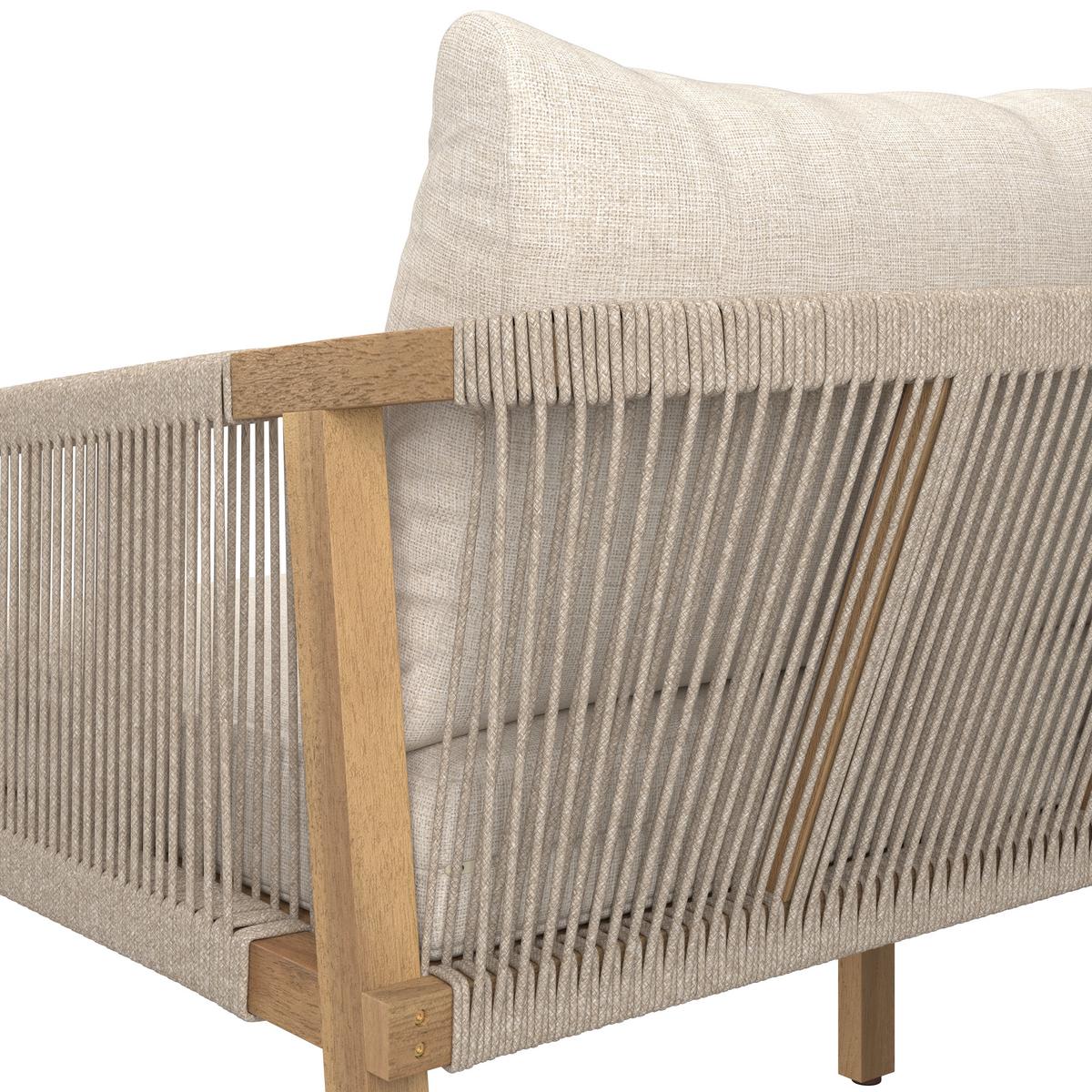 Loungegarnitur Talinn - Akaziefarben, MODERN, Holz (100/65/36cm) - Beldano