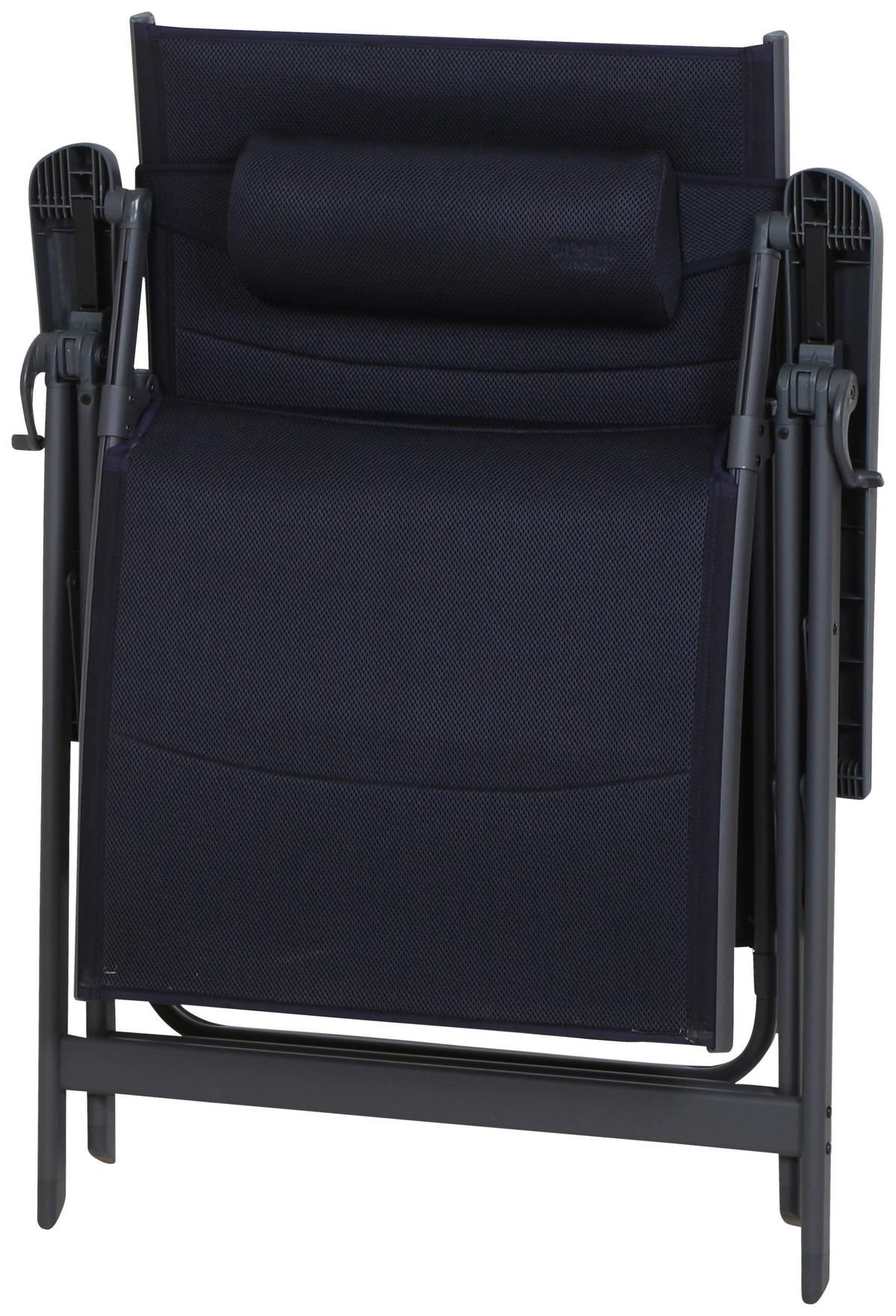 Sonnenliege Premium Aluminium, Verstellbar - Anthrazit, KONVENTIONELL, Textil/Metall (75/123/91cm) - Siena Garden