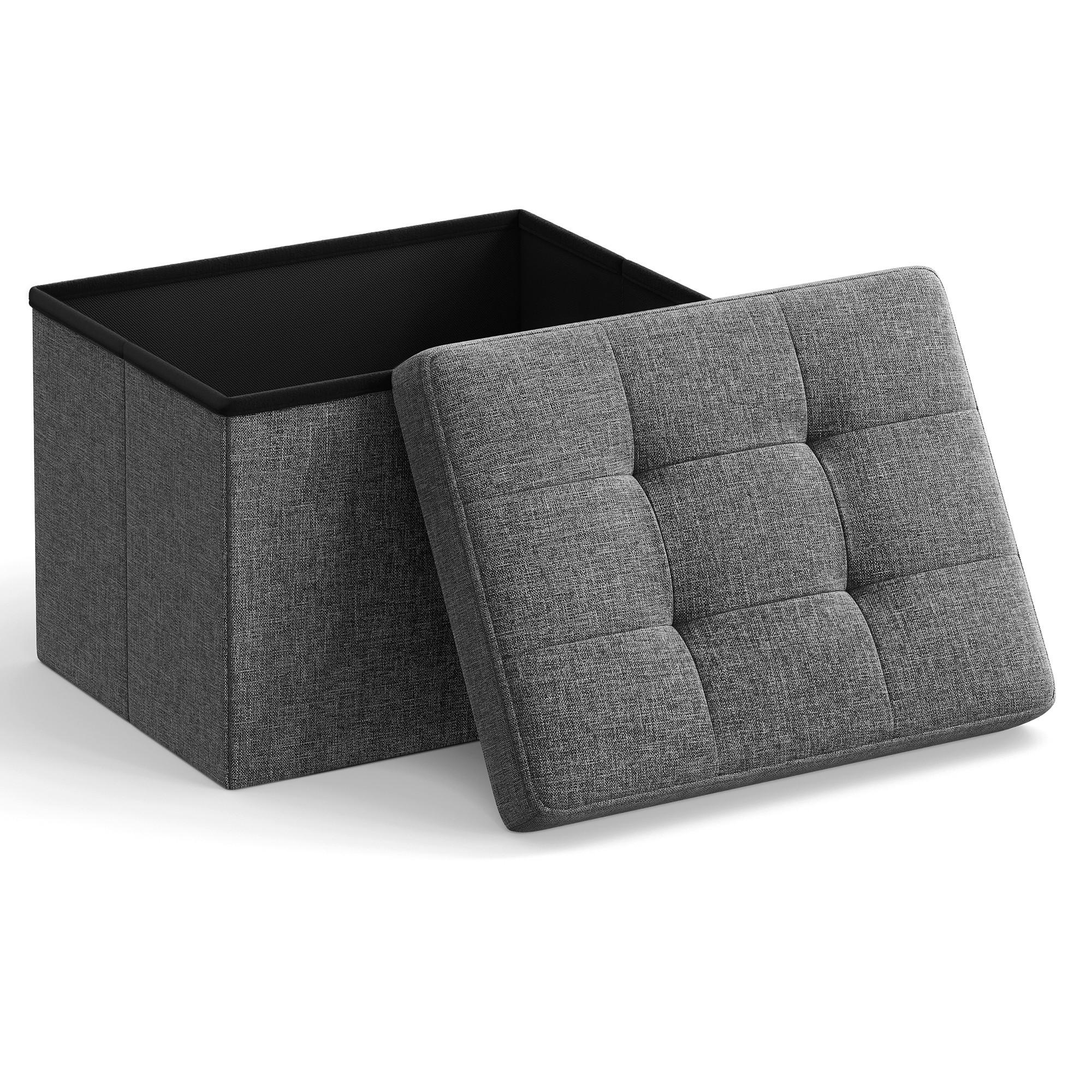 SITZBOX Grau B: 41cm - Grau, Basics, Holzwerkstoff/Textil (41/31/31cm)