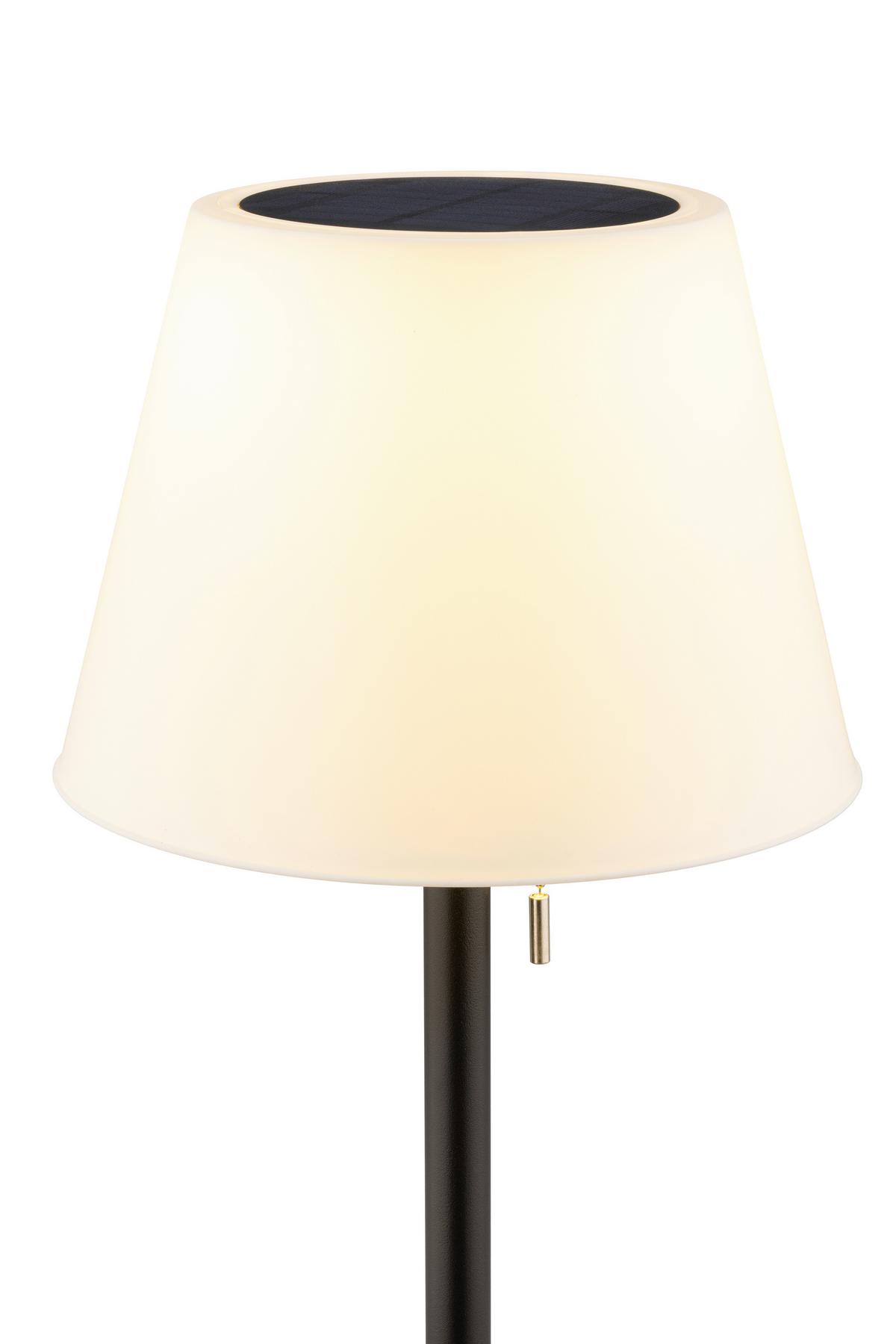 SOLÁRNÍ SVÍTIDLO STEH - bílá/černá, Romantický / Rustikální, kov/plast (22/137cm) - Mömax