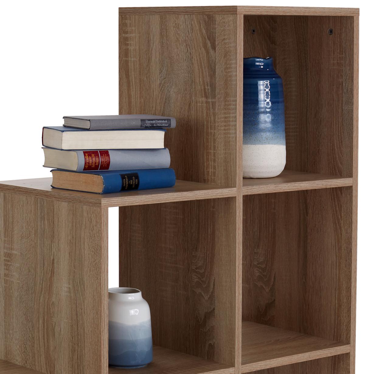 DĚLICÍ STĚNA PISA 3 -BP- - barvy dubu, Moderní (112/114/35cm)