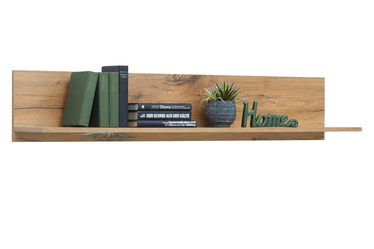 Wandboard Auris B: 135 Cm Flagstaff Eiche - MODERN, Holzwerkstoff (135/25/25cm) - Luca Bessoni