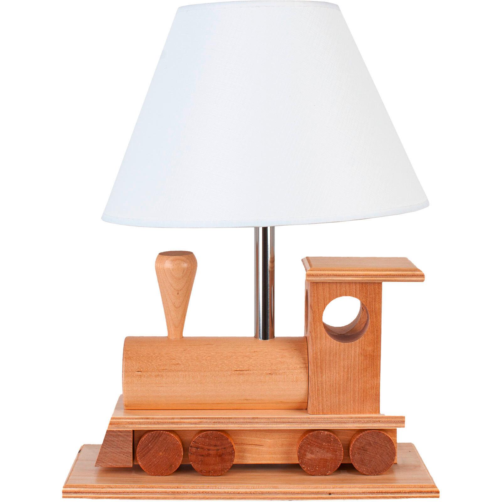 Kindertischleuchte 4112002 Lokomotive Nat. - Naturfarben, Natur, Holz (32/14/27cm)