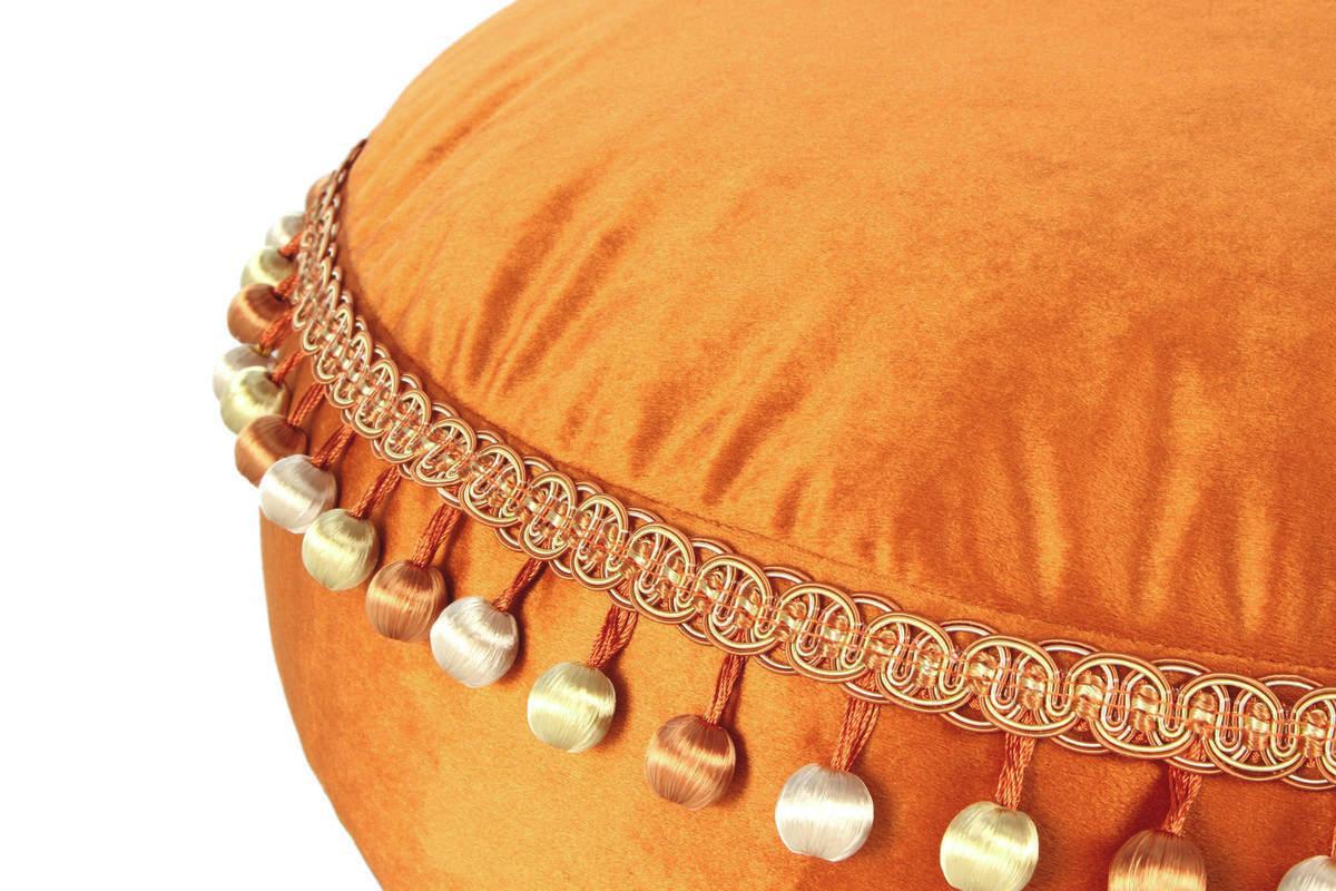Pouf Taj Mahal Bronze - Bronzefarben, Basics, Textil (65/25cm)