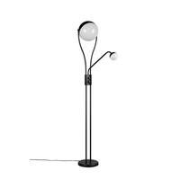 LED-Stehleuchte 478310232 Chris - Schwarz/Weiß, Design, Kunststoff/Metall (30/180cm) - Trio Leuchten