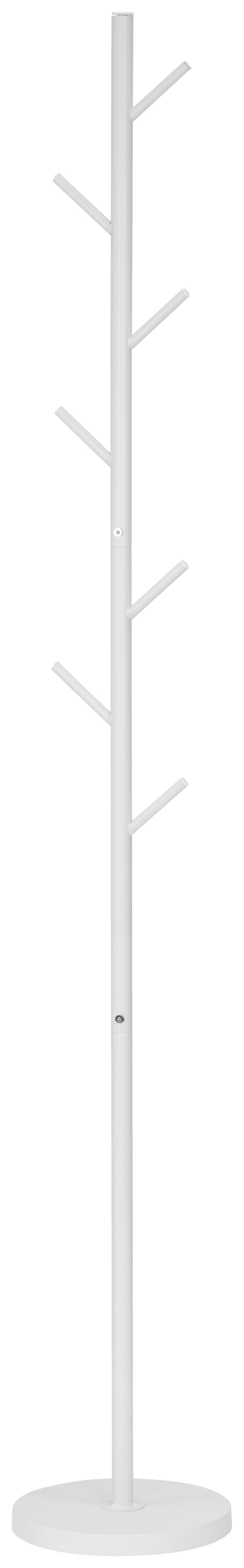 KLEIDERSTÄNDER Weiß B: 28cm - Weiß, MODERN, Metall (28/176/28cm) - P & B