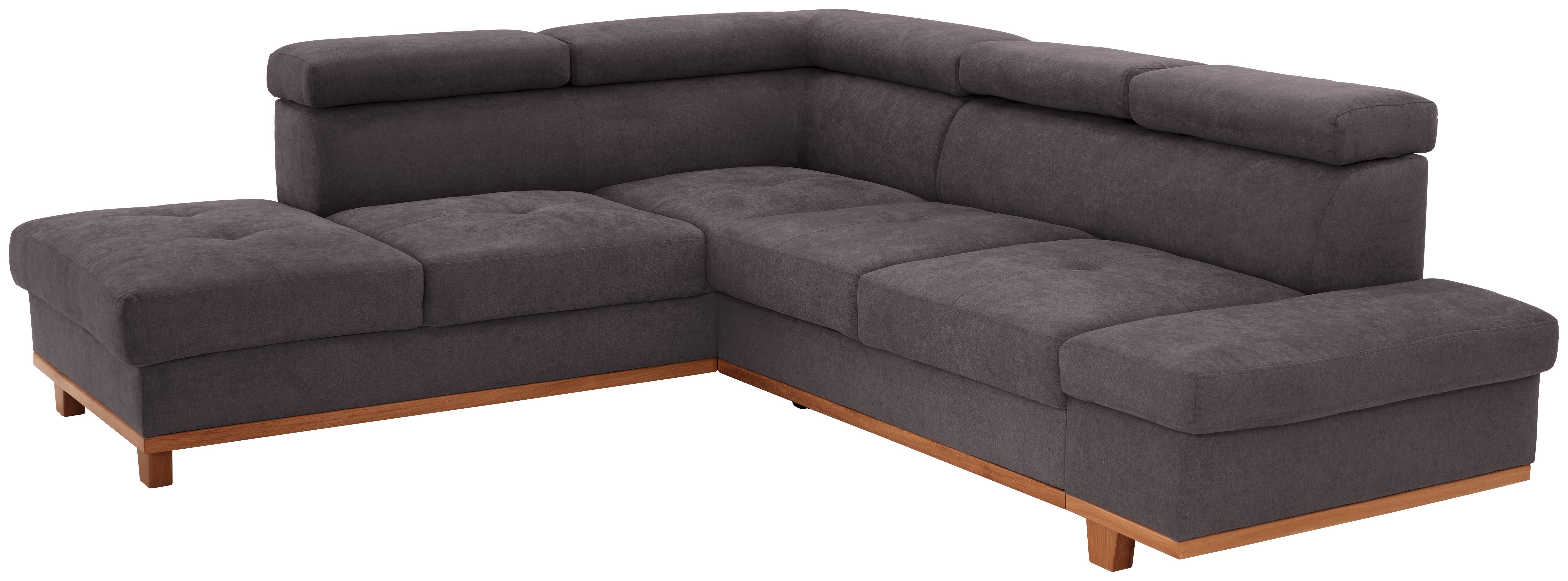 Wohnlandschaft In L-Form Imola 225x265 cm - Eichefarben/Braun, MODERN, Textil (225/265cm) - Luca Bessoni