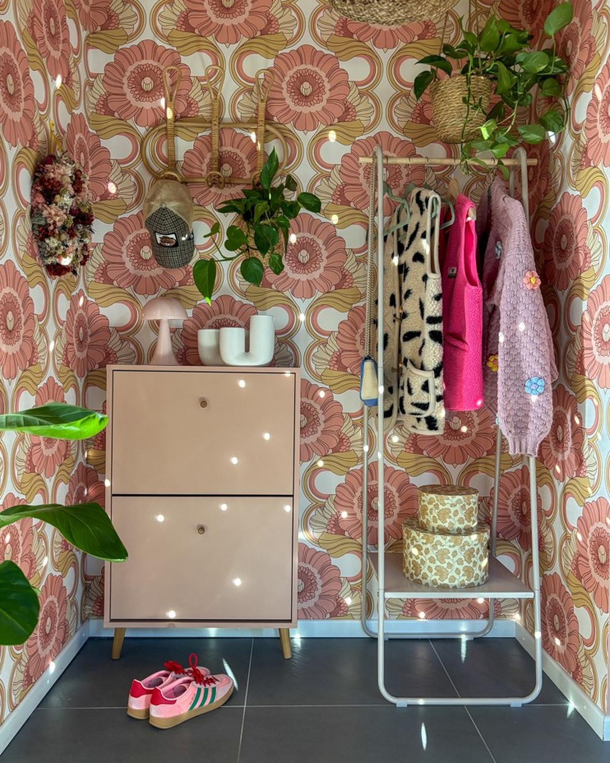 Schuhkipper Bjarne, Aprikose B: 59,8 Cm - Aprikose, Design, Holzwerkstoff (59,8/92,2/19,55cm) - MID.YOU