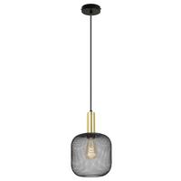 ZÁVESNÉ SVIETIDLO DRATO - čierna/zlatá, Modern, kov (20/120cm) - Mömax