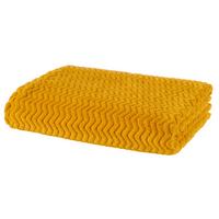 Kuscheldecke Talisha Currygelb 130x170 Cm - Currygelb, MODERN, Textil (130/170cm) - Luca Bessoni
