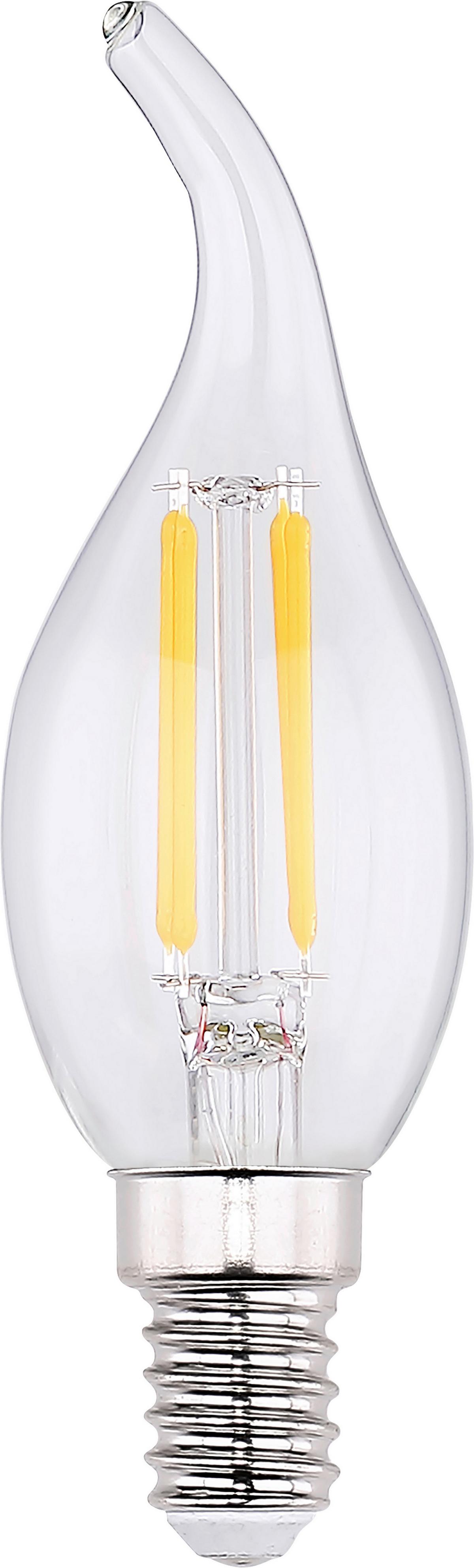 LED žárovka 10584-3 max. 4 Watt - čiré, sklo (3,5/11,8cm) - Mömax