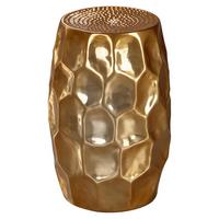 Príručný stolík JADA zlatý - zlatá, Lifestyle, kov (30/30/47cm) - MID.YOU