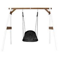 Nestschaukel A030.134.12 - Schwarz/Braun, KONVENTIONELL, Holz (254/207/160cm) - Ambia Garden