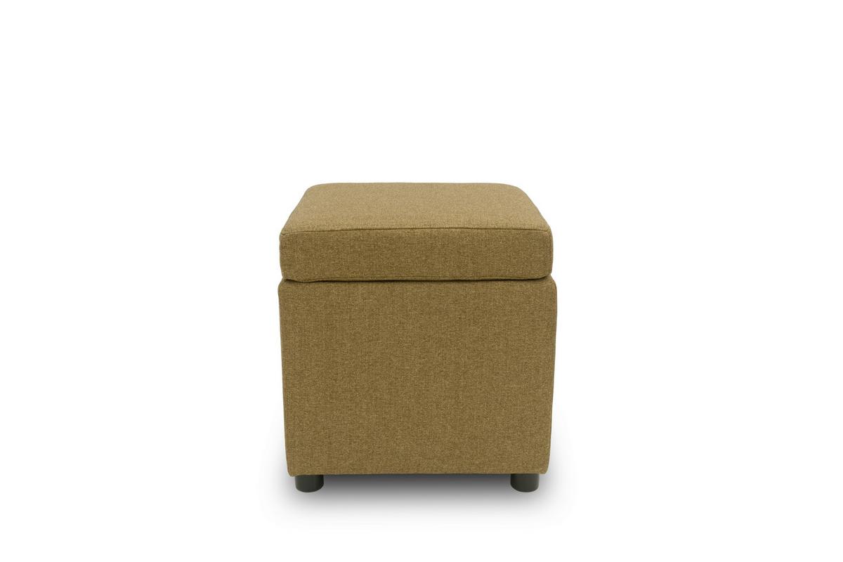 Hocker Looks IIi - Messingfarben/Schwarz, Design, Textil (45/47/45cm) - LOOKS by W.Joop