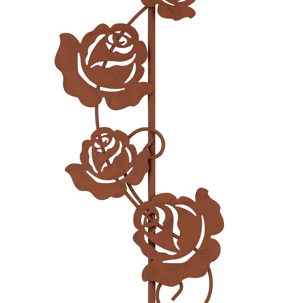 Gartenstecker Dirie Rostfarben D/h: Ca. 14/115 Cm - Rostfarben, Basics, Metall (14/115cm) - Luca Bessoni