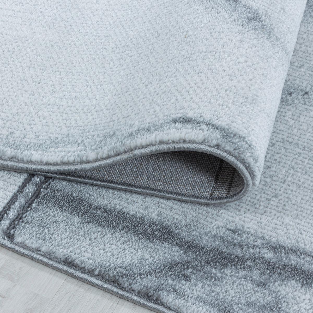 Webteppich Silber Naturfaser Naxos 140x200 cm - Silberfarben, Design, Textil (140/200cm)