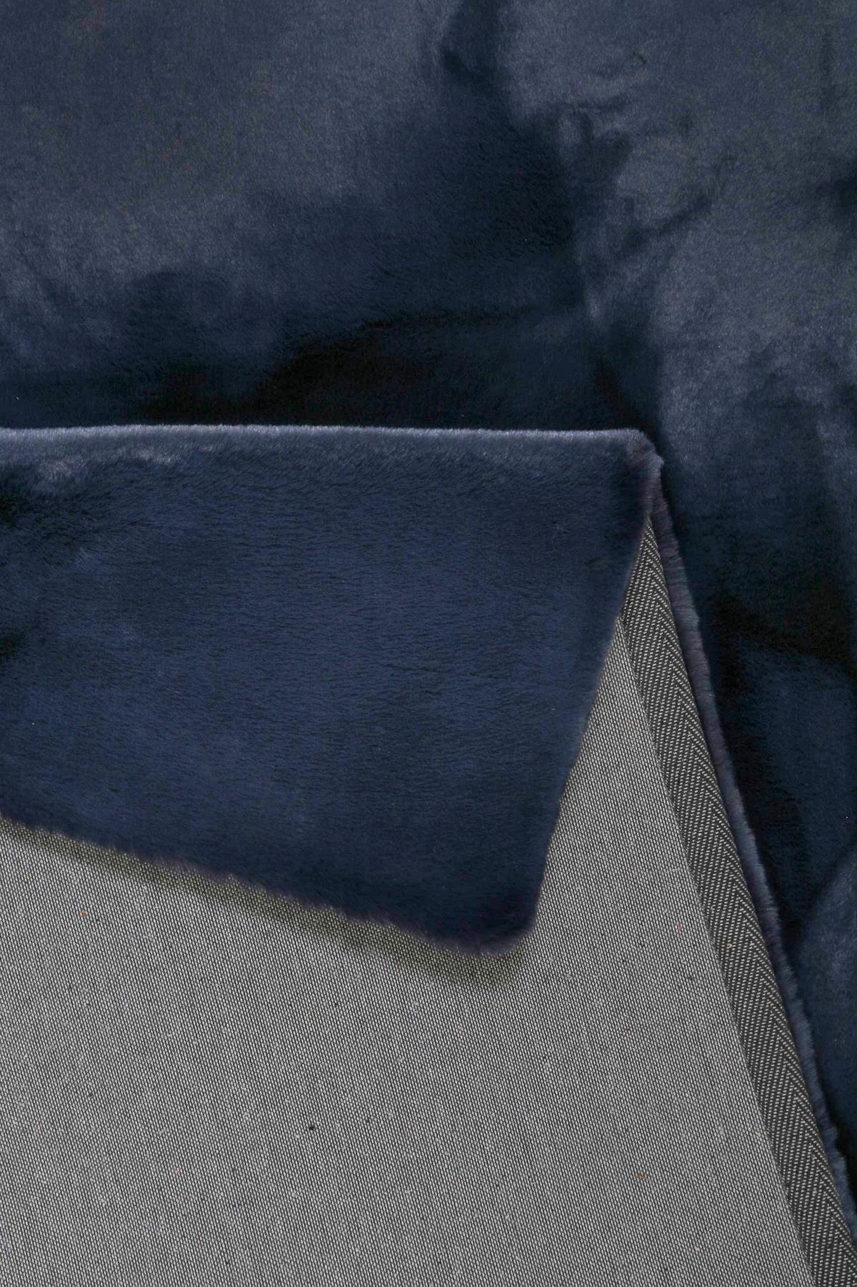 Hochflorteppich Dunkelblau, BxL: ca. 200x200cm - Dunkelblau, KONVENTIONELL, Textil (200/200cm) - Esprit