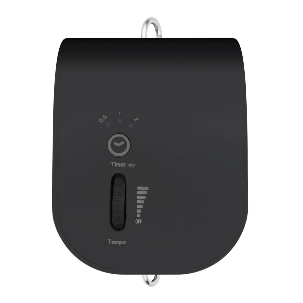 Federwiege Federwiegenset - Anthrazit/Grau, Basics, Kunststoff/Textil (135/194/135cm) - SCHMUSEWOLKE