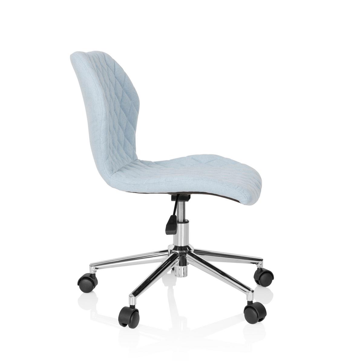 Jugenddrehstuhl Joy Ii Hellblau - Hellblau, Basics, Kunststoff/Textil (47/73-83/43cm) - MID.YOU