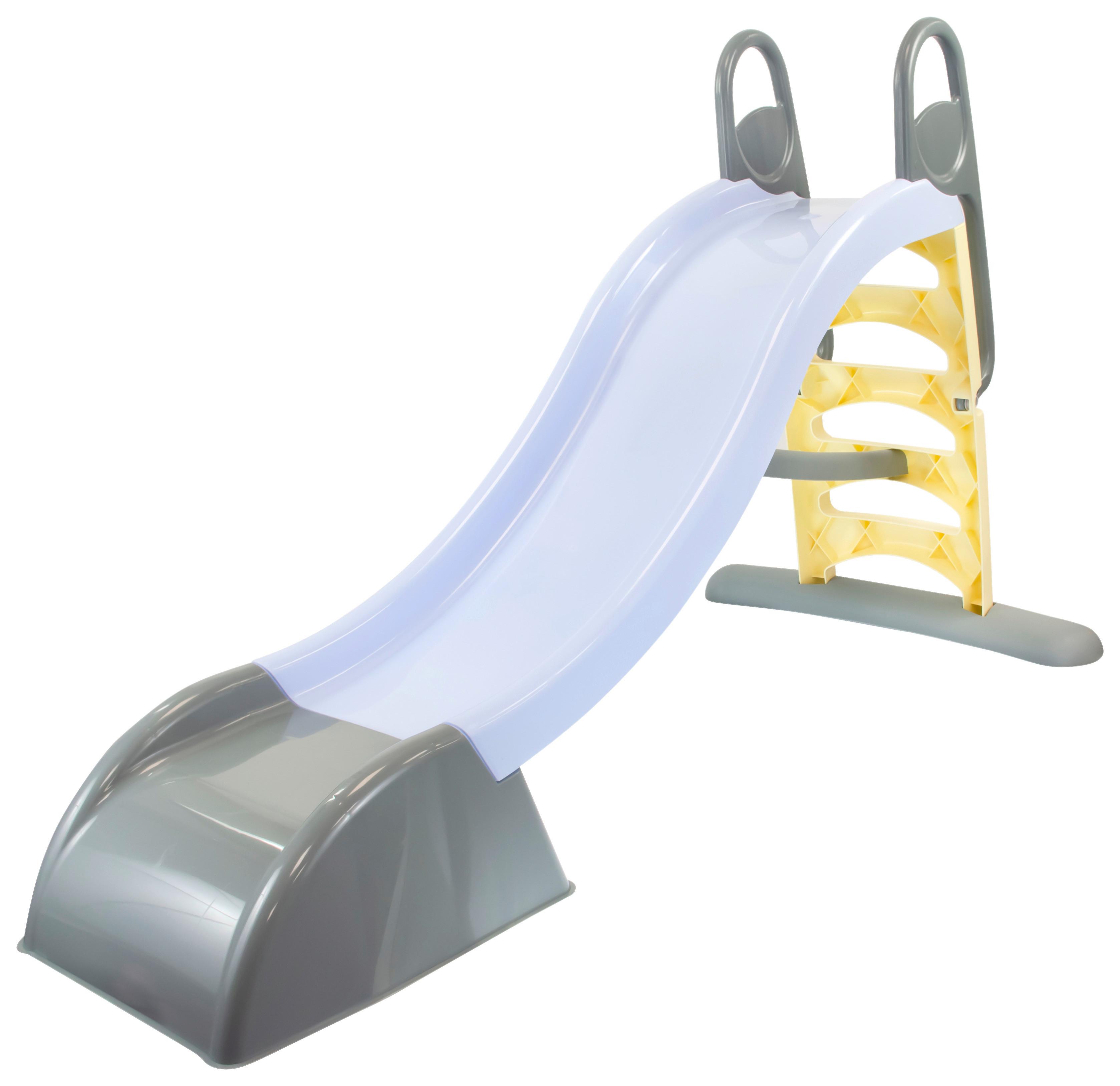 Dětská skluzavka LARGE SLIDE - světle modrá, Konvenční, plast (84,5/110/182cm)