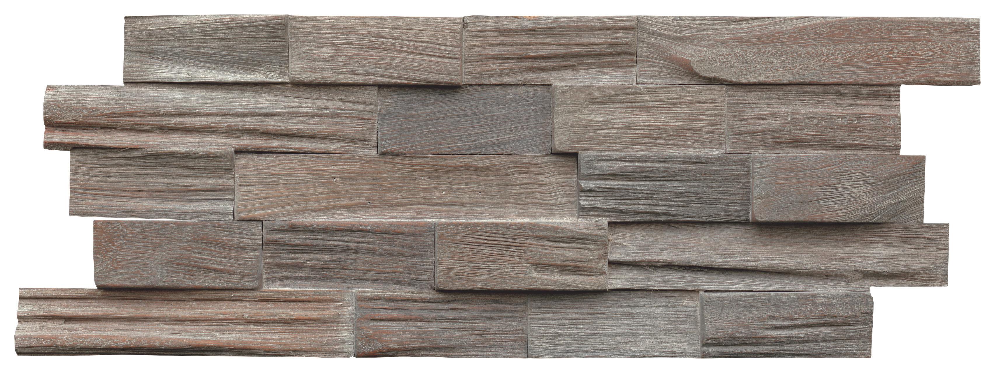 Wandverkleidung Fsc Axw Bangkirai Whitewash - Grau, Basics, Holz (50/20/1.8cm)