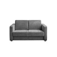 Schlafsofa Mia Mikrofaser Grau, B: 159 cm - Chromfarben/Grau, Basics, Textil (159/88/87cm) - Livetastic