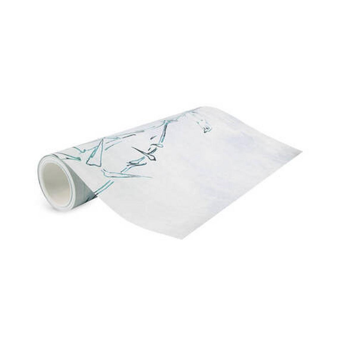 Fototapete Japanische Vögel - Blau/Weiß, Basics, Papier/Kunststoff (186/280cm)