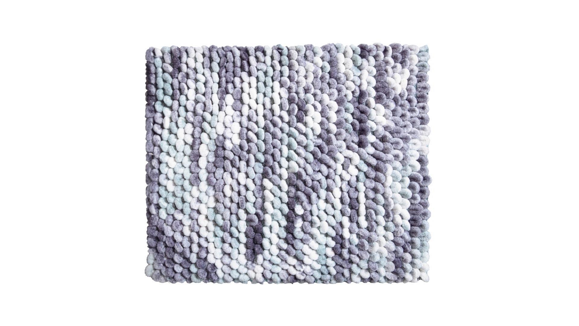 Bidet-vorleger Punto - Türkis/Grau, KONVENTIONELL, Textil (50/60cm) - Grund