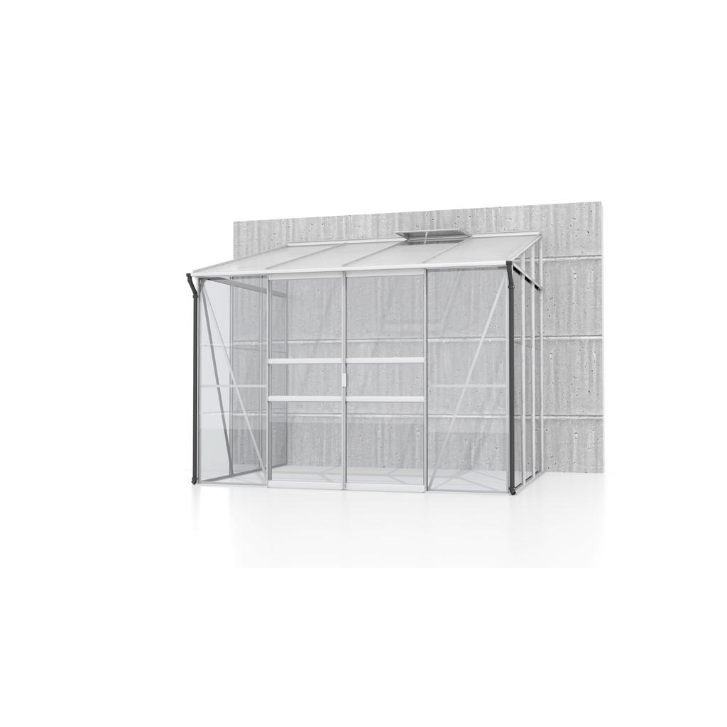 ANLEHN-GEWÄCHSHAUSBAUSATZ IDA 5200 ESG/HKP, ALU