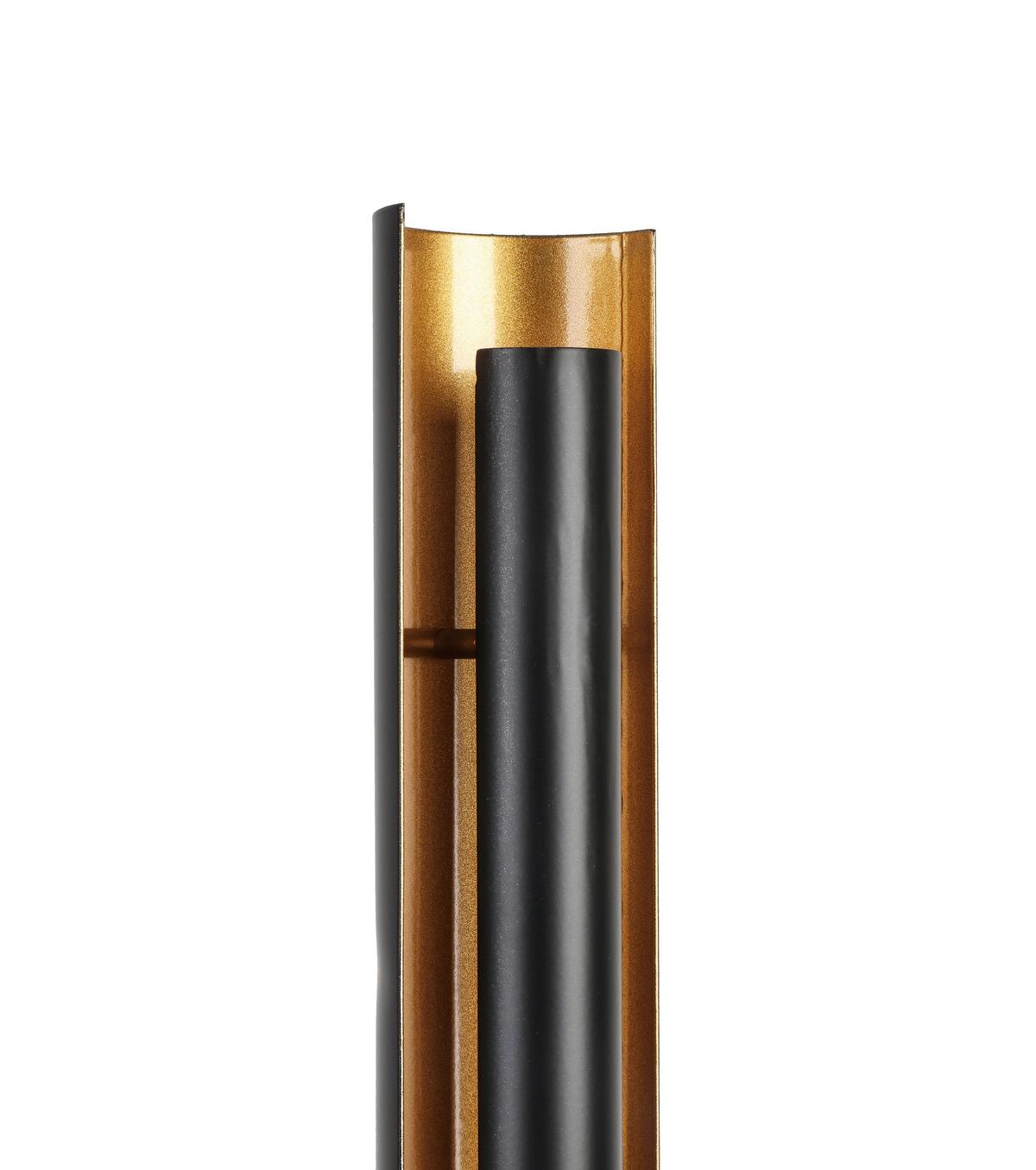 Stolná LED lampa GUMO, P/V: 15/47cm - čierna/zlatá, Modern, kov (15/47cm) - Mömax
