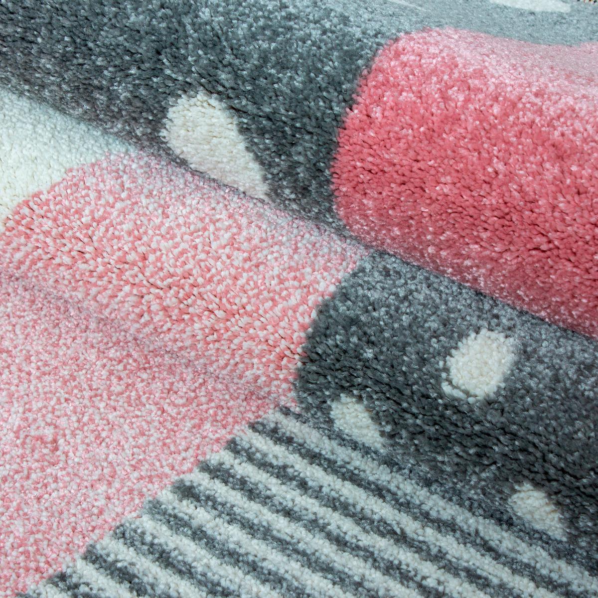 Kinderteppich Herz Pink Kids 200x290 cm - Pink, Trend, Textil (200/290cm) - Ben'n'jen