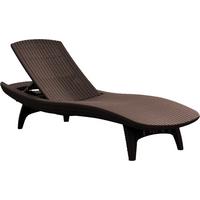 LEŽADLO NA OPAĽOVANIE PACIFIC - hnedá, Modern, plast (197/75/40.4cm)