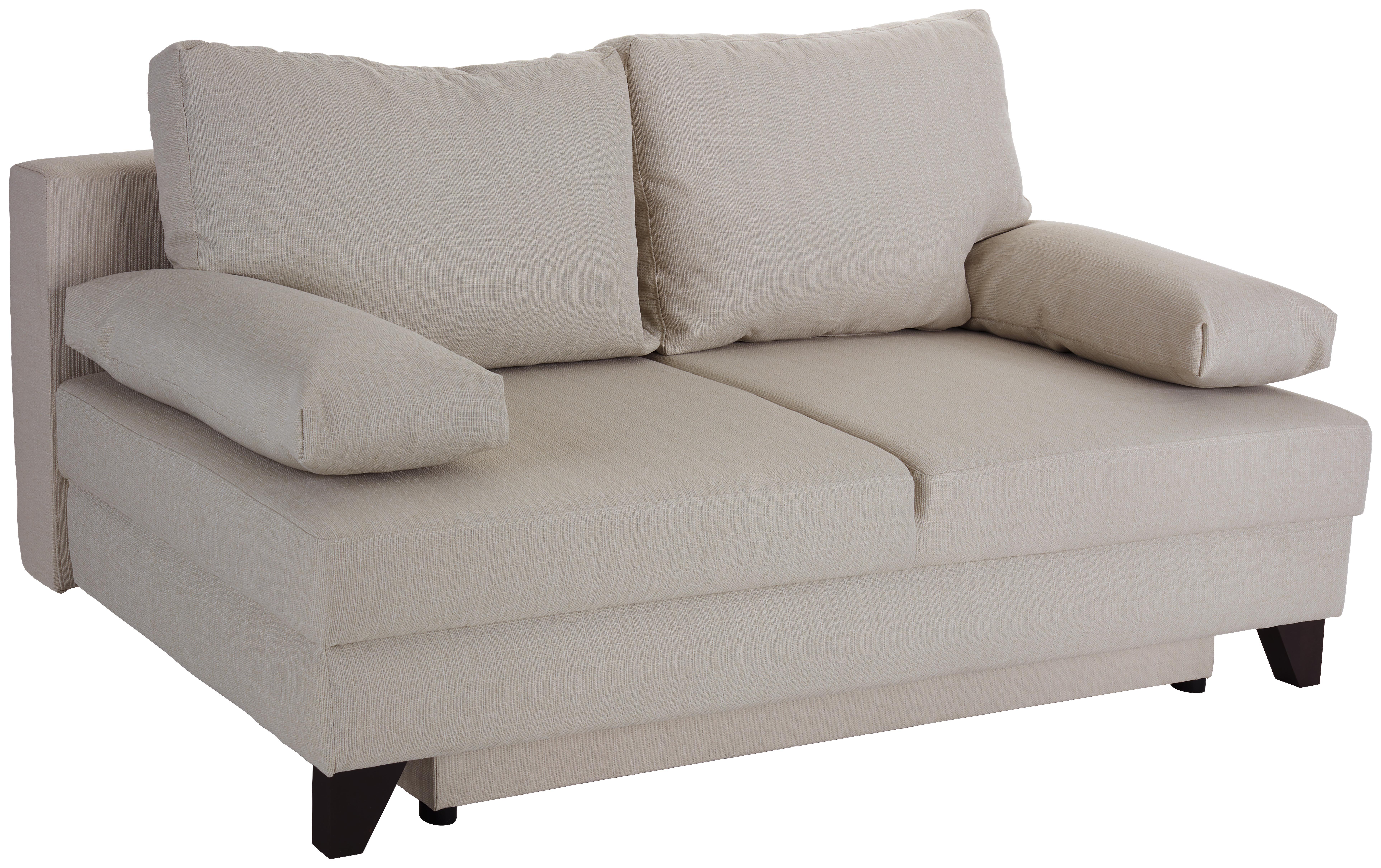 Schlafsofa Mix It B: 200 cm - Eichefarben/Beige, ROMANTIK / LANDHAUS, Textil (200/92/96cm) - Luca Bessoni