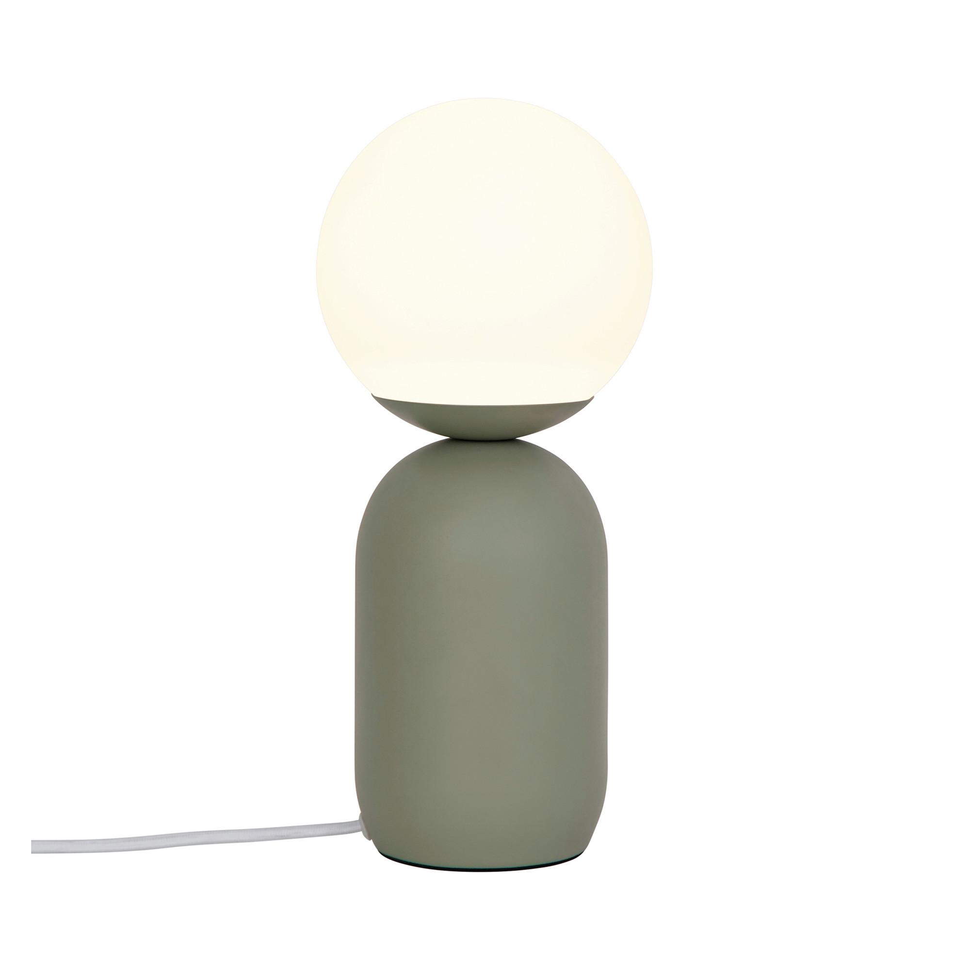 Tischleuchte Notti Grün D: 15 cm - Grün, Design, Glas/Metall (15/34,5cm) - Nordlux