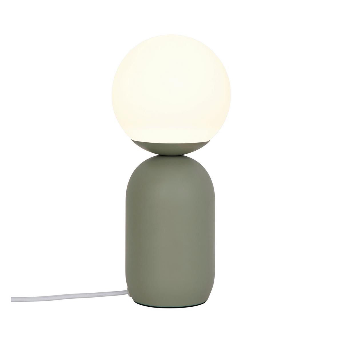 Tischleuchte Notti Grün D: 15 Cm - Grün, Design, Glas/Metall (15/34,5cm) - Nordlux