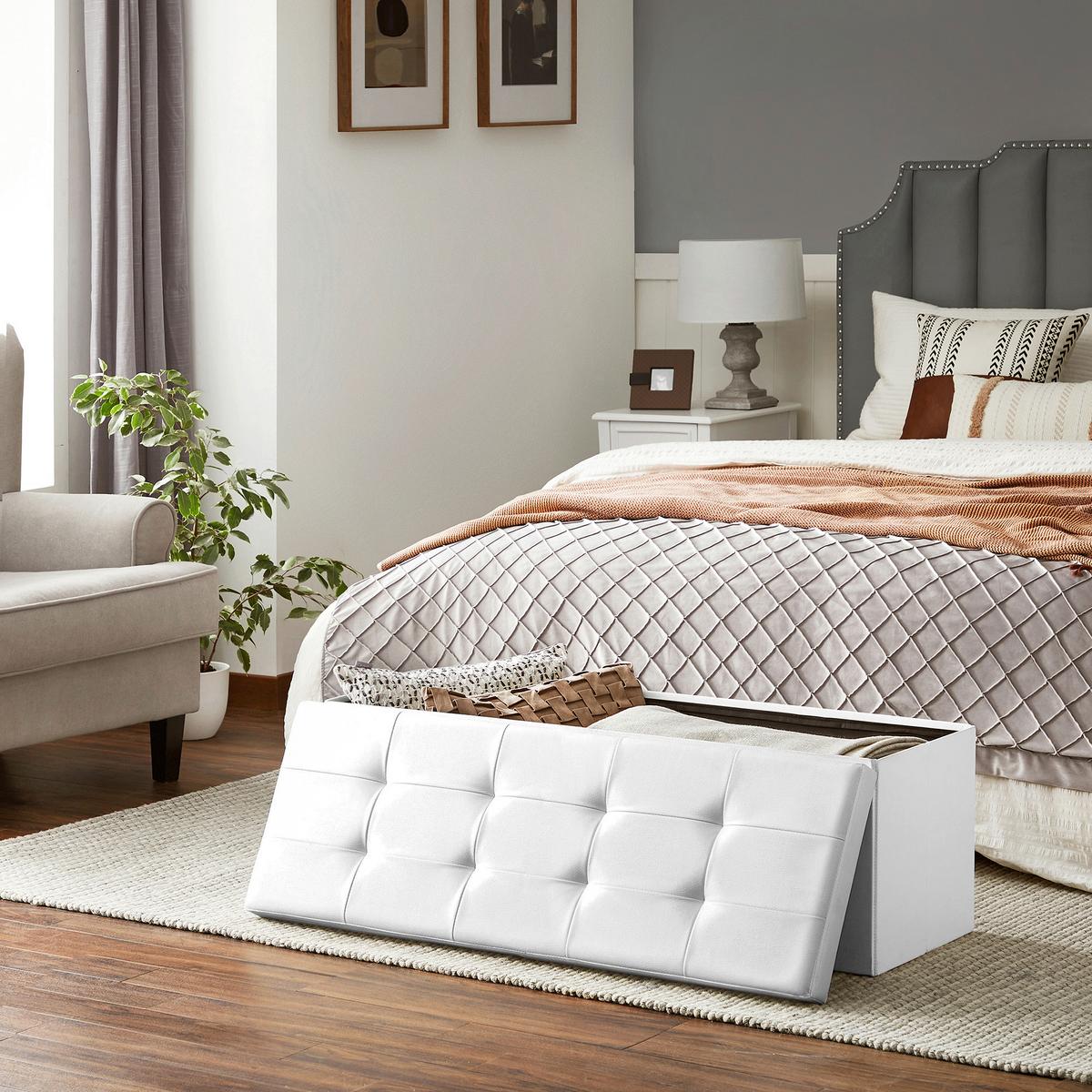 SITZBOX Weiß B: 110cm - Weiß, Basics, Holzwerkstoff/Kunststoff (110/38/38cm)