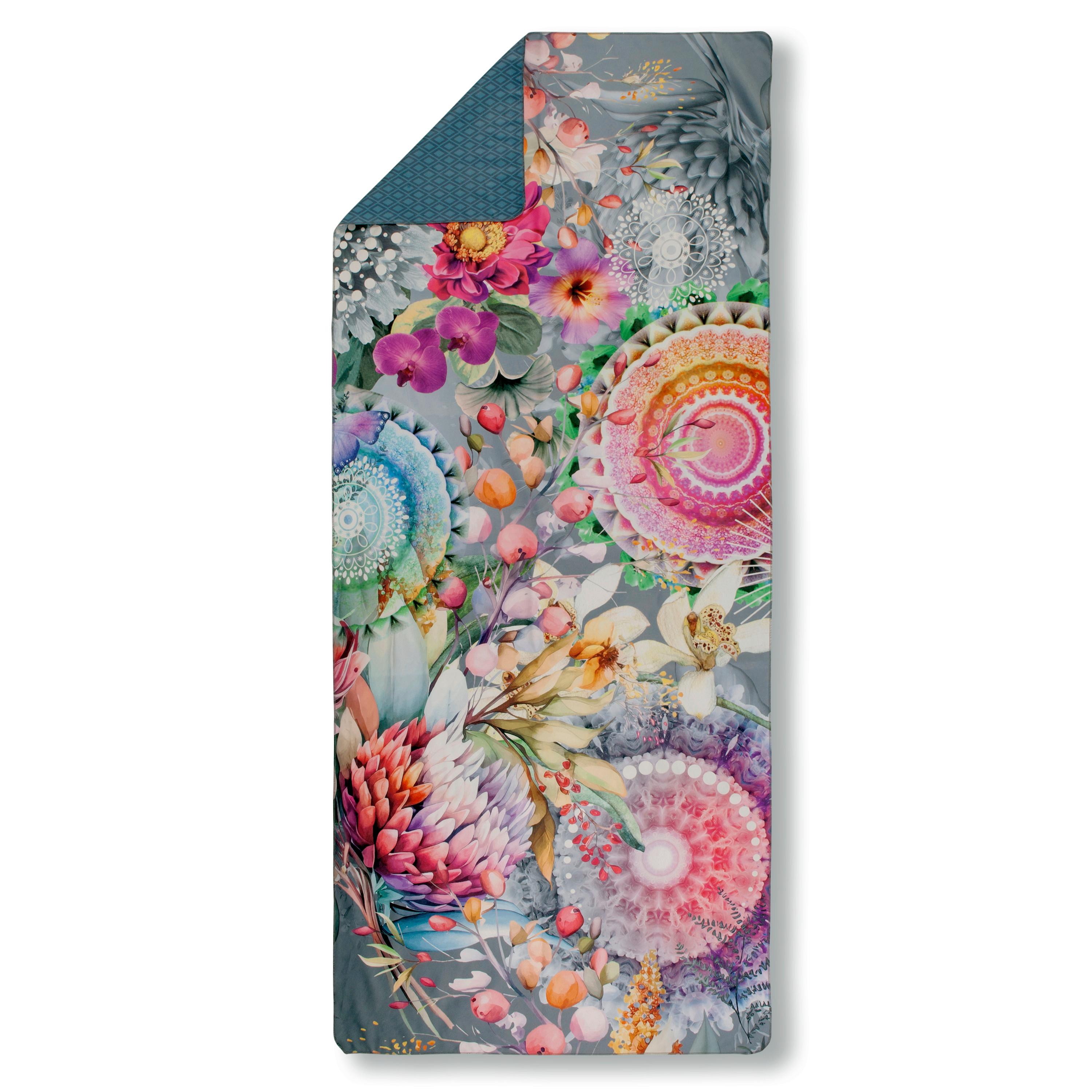 SPORTHANDTUCH OLINGA - Multicolor/Grau, Design, Textil (75/180cm)