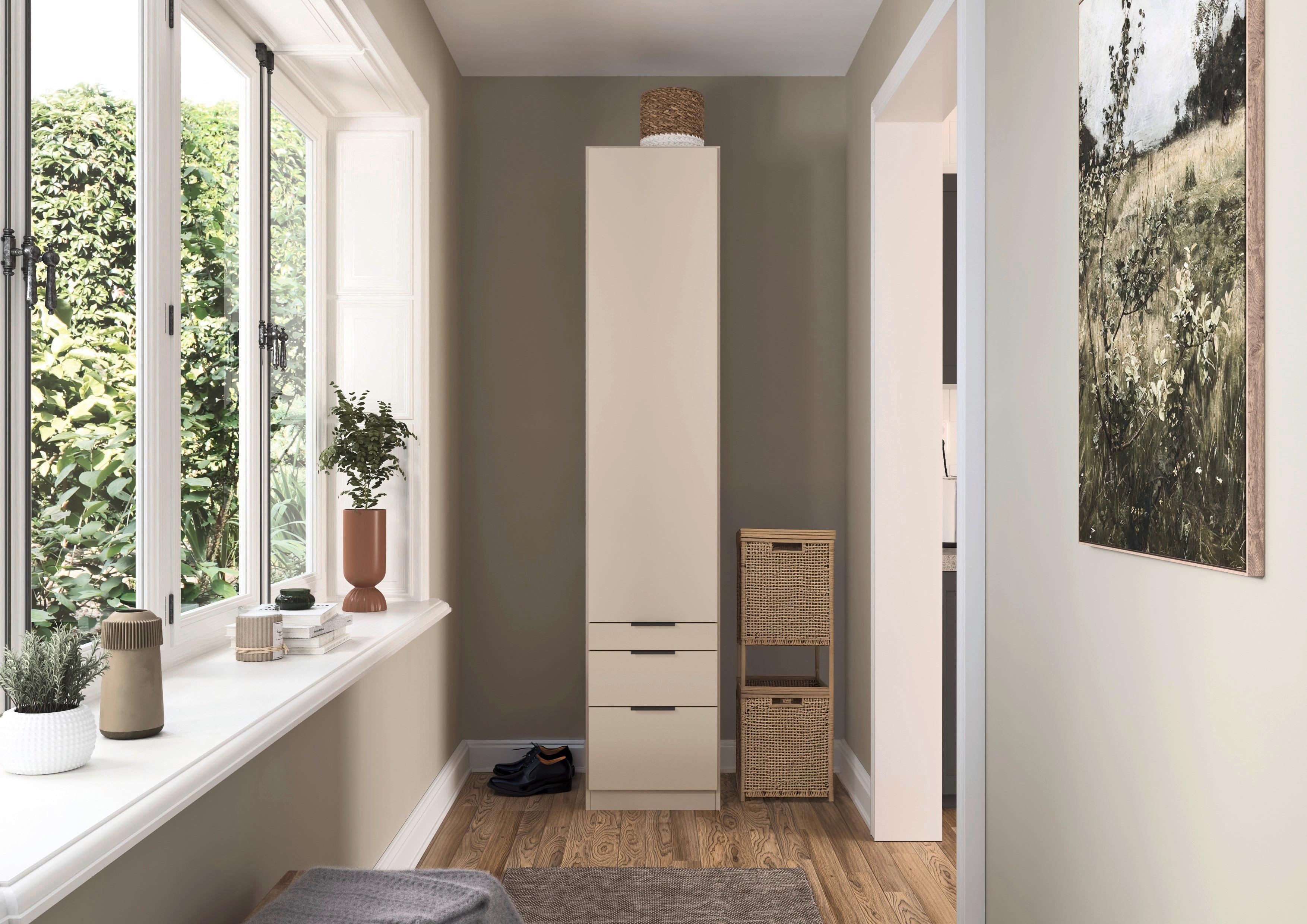 Drehtürenschrank Alabama Champagner B: 47 Cm - Champagner, MODERN, Holzwerkstoff (47/229/54cm) - Rauch Möbel