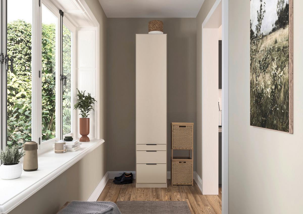 Drehtürenschrank Alabama Champagner B: 47 Cm - Champagner, MODERN, Holzwerkstoff (47/229/54cm) - Rauch Möbel